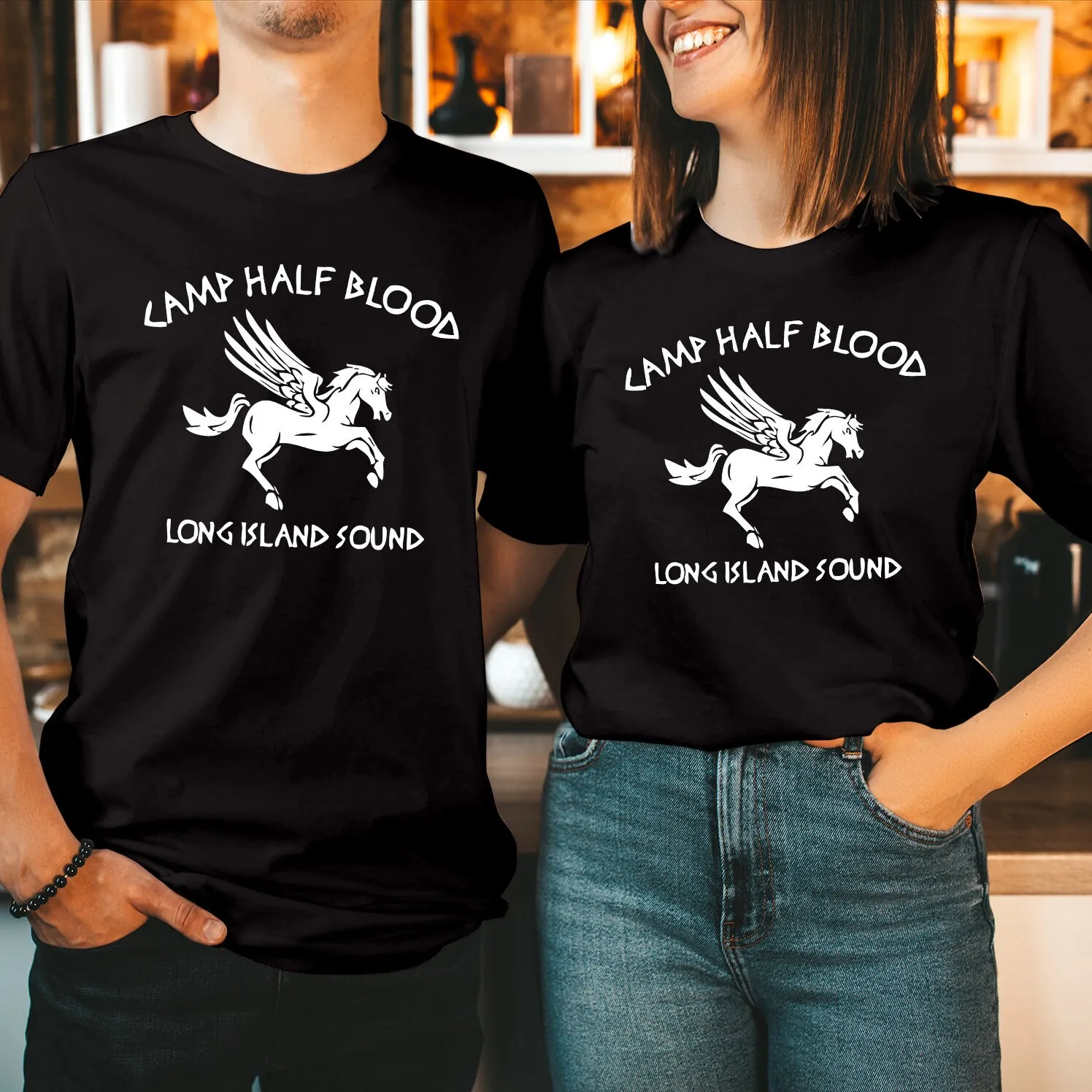 Camp Half-Blood Shirt, Long Island Sound Halloween Costume, Percy Jackson Demi God Tee T-shirt