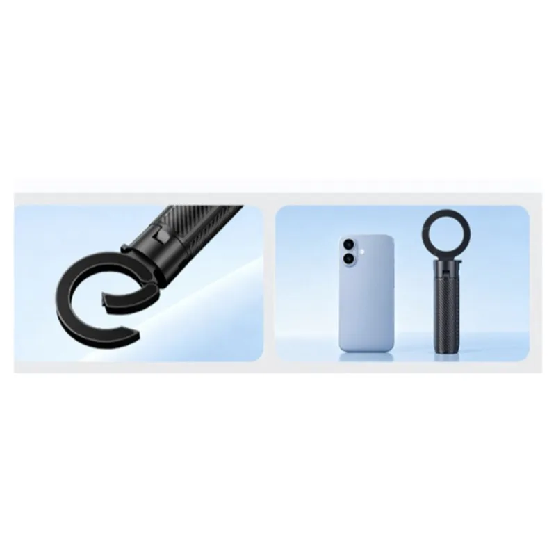 【~ New Y24A】Magnetic Selfie Stick 2-in-1 Pocket-Sized Outdoor Handheld Travel Livestream Vlog Shot for 17 16
