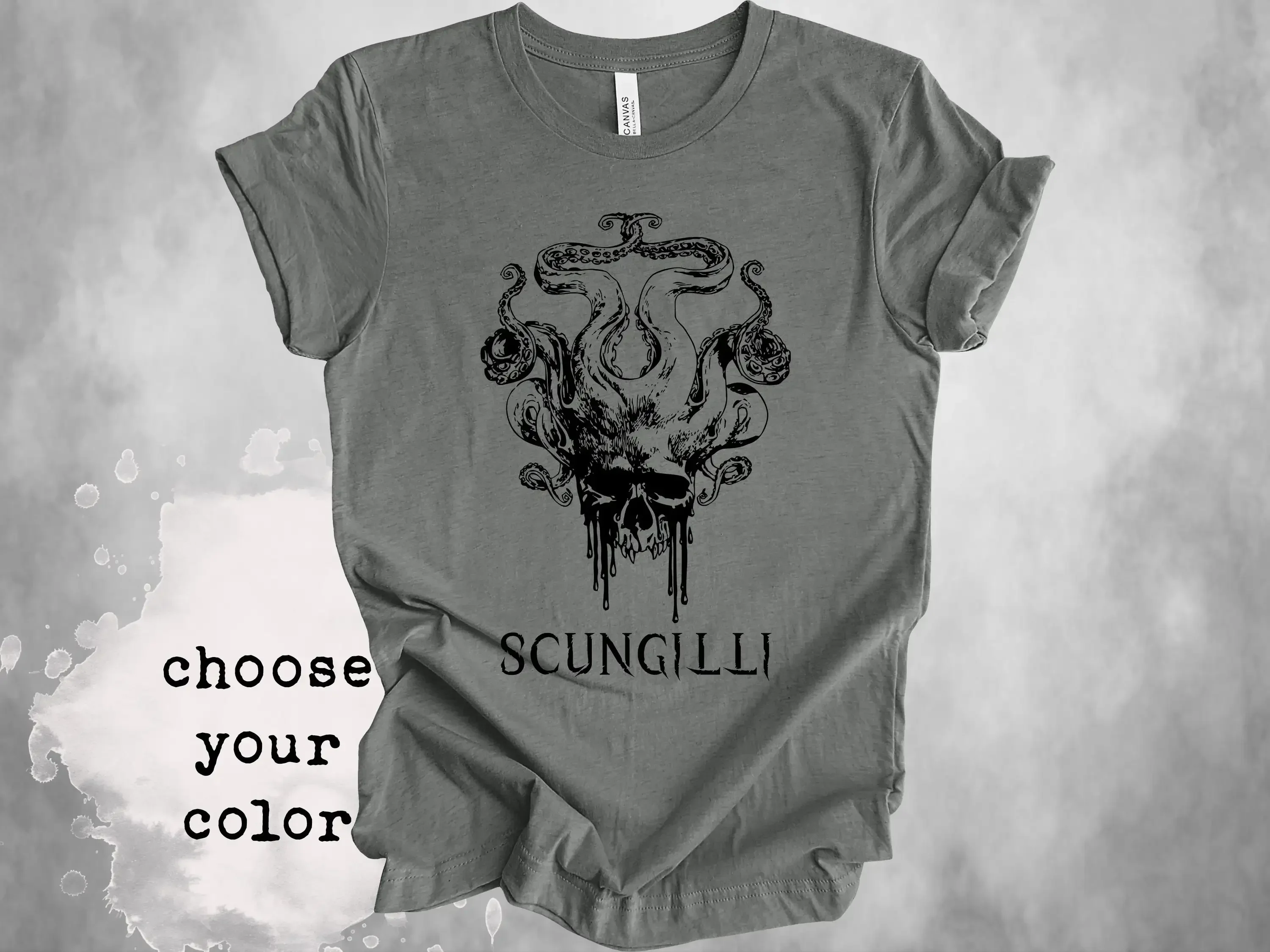 Last Podcast On The Left T Shirt Scungilli Man Cryptid Skull