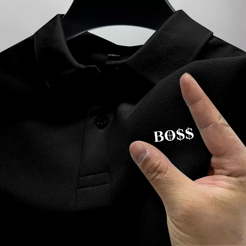 Summer Men's Golf Leisure POLO Shirt Luxury Wearing Tops High Quality Breathable Men's Polo Shirt New Short Sleeve Polo Shirt