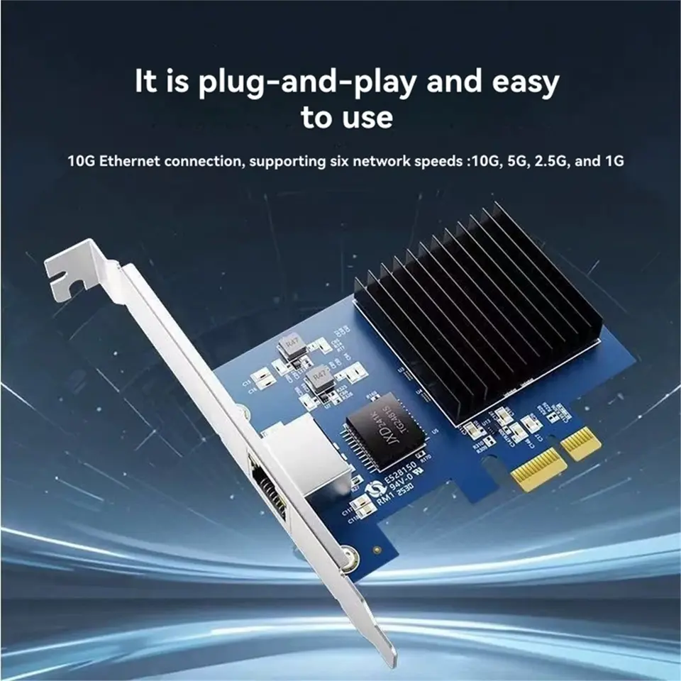 10G PCI-E to RJ45 Network Card RTL8127 Chip 10 Gigabit Ethernet