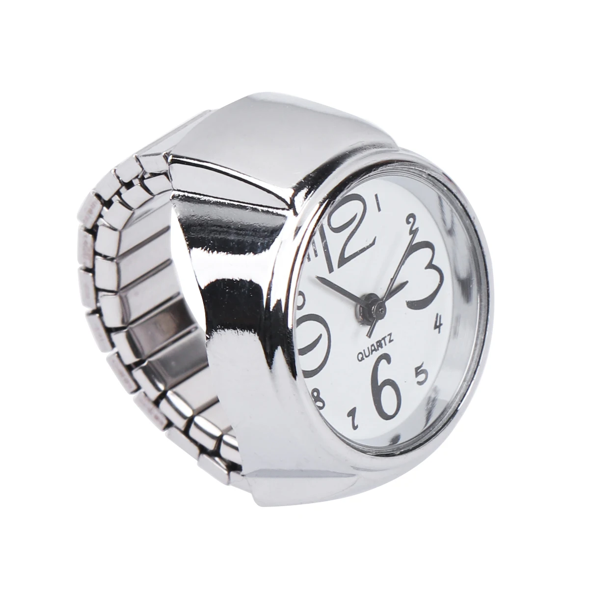 

2 Pcs Number Couple Ring Watch Lovers Gift Wrist Watches for Girls