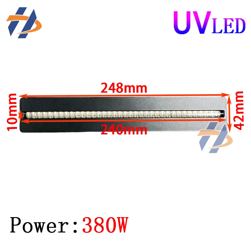 UVLED Lighting Lamp, Ultraviolet Llight, Black Light lamp, LED Ink Curing Lamp, 380w Electronic UV Glue Condenser Lens Bonding