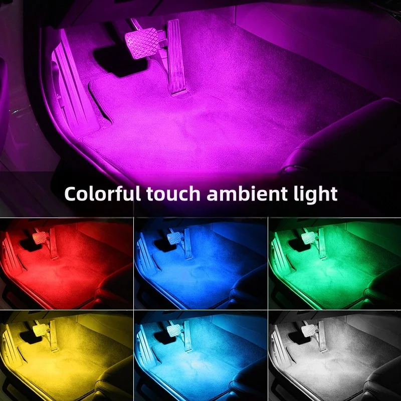 XTG Interior led light Atmosphere light inductive light Wiring free lighting Car light Wireless car change decorative touch