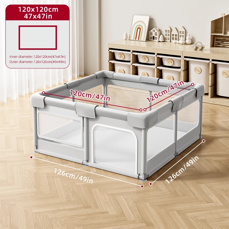 Babybox - Draagbare Veilige Speelomgeving - Opvouwbaar ontwerp voor thuis, reizen & speeltijd - Creëert een veilige ruimte voor peuters