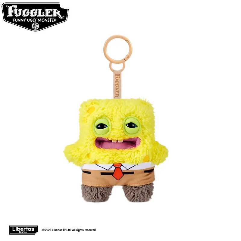 Original Fuggler Patrick Star SpongeBob Schwammkopf Schlüsselanhänger Plüschtiere Fugglers Baby-Zahn-Monster Gefüllte Plüschpuppen
