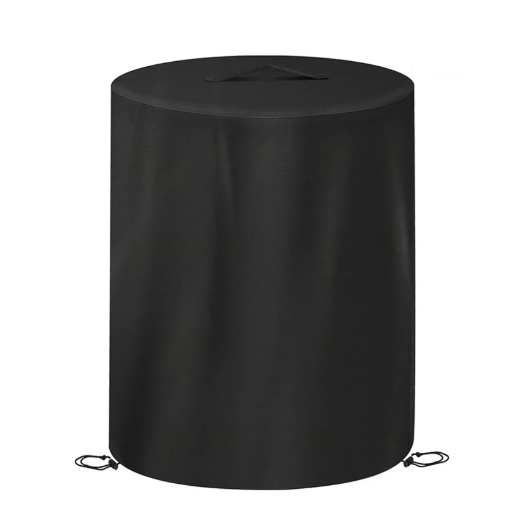 Fireside360 Stove Protective Cover 210D Oxford PVC Waterproof All Weather Shield Reinforced Seams Drawstring Hem Secure Fit