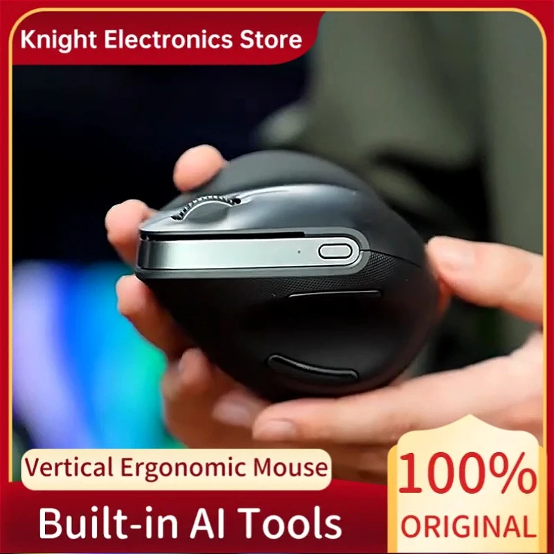 

Вертикальная эргономичная мышь Razer Pro Click V2, встроенные инструменты AI, синхронное подключение 5 устройств, расширенный срок службы батареи на 6 месяцев