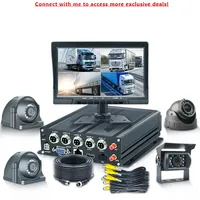 CCT Vendor Night Vision Cmsv6 Truck Dvr Camera 10 Inch VGA Monitor SD Ai Mdvr Solution 4ch Cctv Bus Mdvr 4g Gps Car Mobile Mdvr
