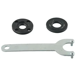 M14 Thread Replacement Angle Grinder Inner Outer Flange Nut Set Tool With Wrench 2* Flange Nut Set Tools 1* Wrench