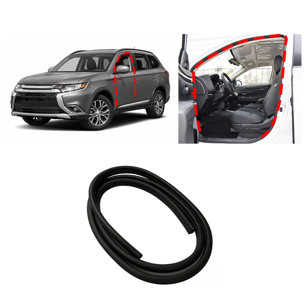 1 Piece Door Inner Rubber for Outlander GF GG 5725A149 2013-2019 Rain Seal Strip for Airtrek Weather Proof Rubber Seal