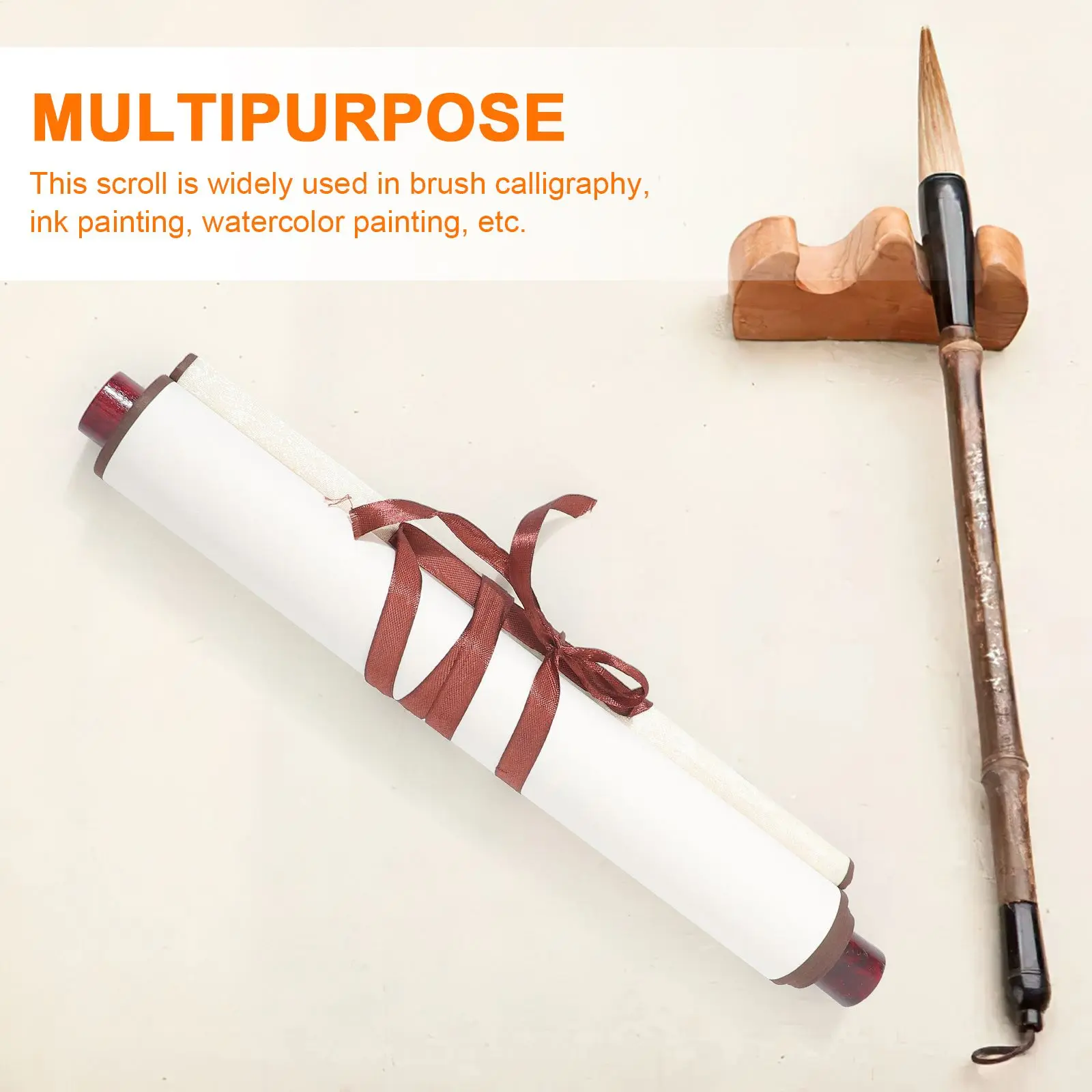 Blank Scroll Calligraphy Art Multi-function Chinese Painting Drawing Scrolls Wall Paper