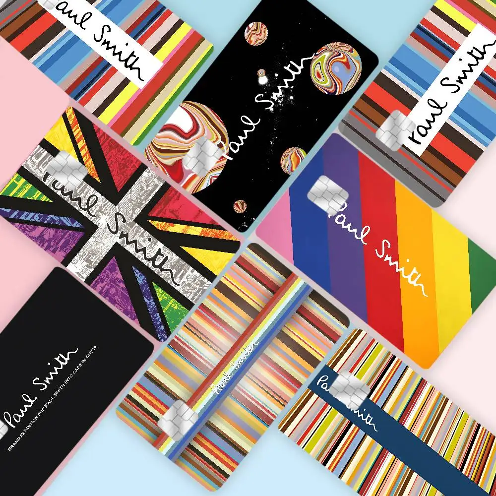S-Smith Fashion P-Paul Anime Young Creidt Card Debit Card Sticker Film Case Front Tape for Small Big Chip No Chip