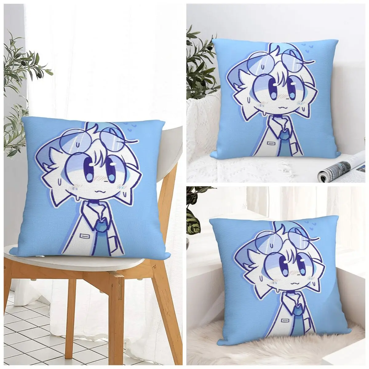 Boykisser Silly Cat Pillow Cover Soft Pillow Case Cushion Cover Retro Trendy Design Pillowcases For Office Car Home Decorative