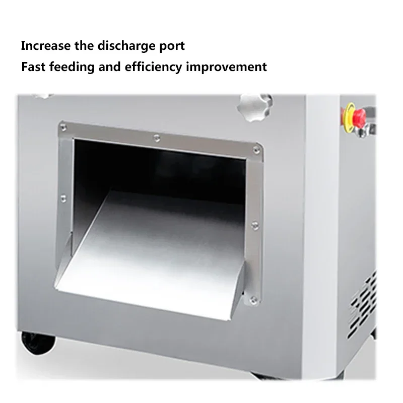 شريحة تقطيع اللحوم الكهربائية الجديدة متعددة الوظائف، سلسلة حديد للتقطيع والنرد لقيادة قطع اللحوم الأوتوماتيكية بالكامل