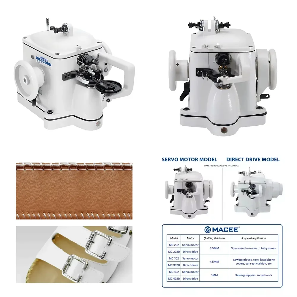 MC 202 / MC 302/ MC 402 Industrial High-speed Single Heavy Fur Sewing Machine for Shoes
