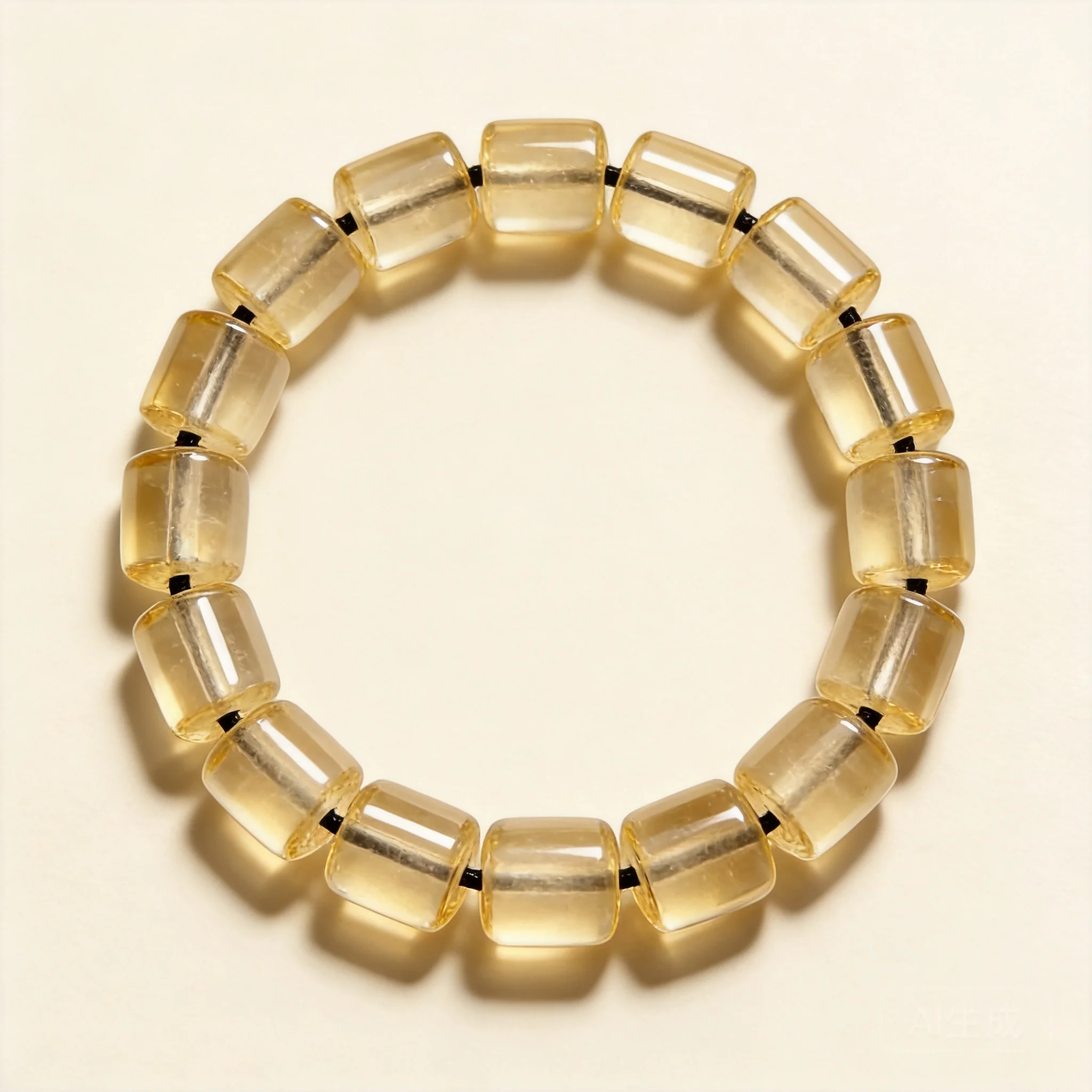 Traditional Chinese Style Retro Clear Quartz 108 Pcs 6.8mm 8mm Abacus Barrel Beads For Diy Jewelry Making Blessing Luck Fortune