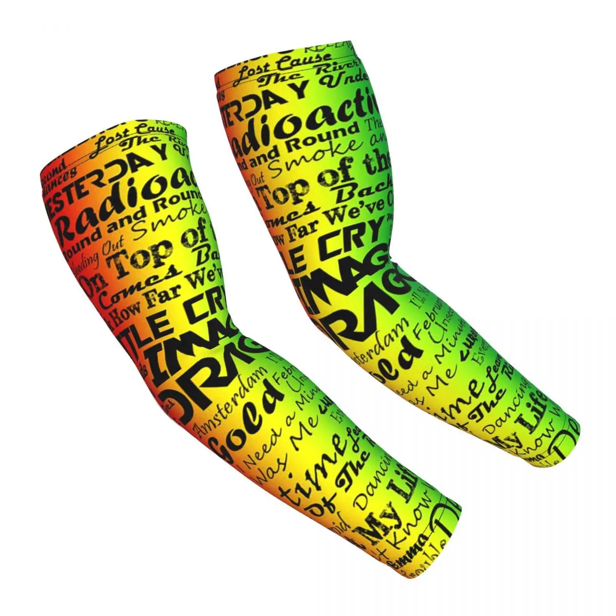 

Imagine Dragons Arm Sleeves Мужчины Женщины Защита от солнца и ультрафиолета Татуировки Прикрытие Спорт Охлаждение Велоспорт