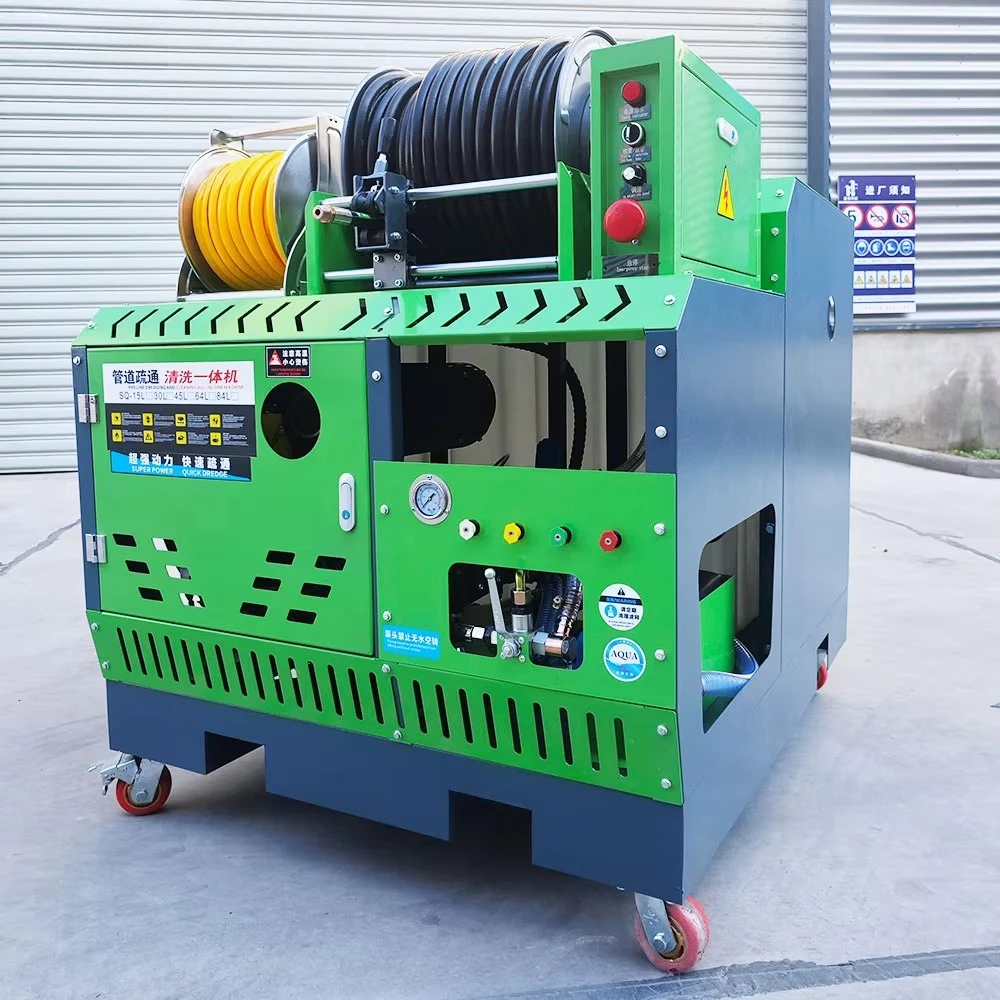 Cleaning Tool Sewage Dredging Jet Machine Diesel Sewer Jetter For Hotel Kitchen Grease Drain Pipeline Cleaning
