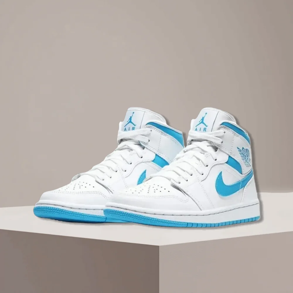 

Баскетбольные кроссовки Nike Jordan 1 Retro High-Top, дышащие, нескользящие, прочные, удобные, унисекс, стиль BQ6472-114