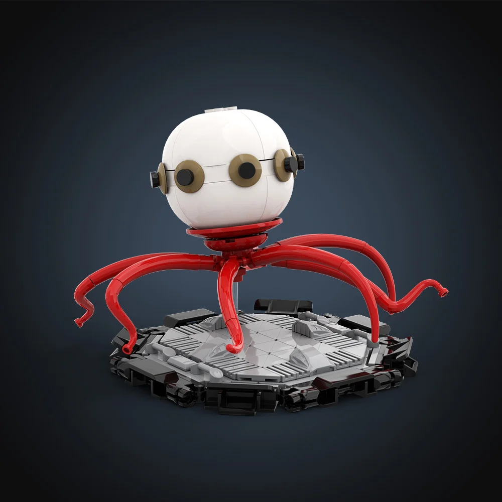 

MOC Eyeball Alien Building Blocks Model Horror Eyeball Parasitic Alien Monster Bricks Assembly Toys Kids DIY Halloween Gifts