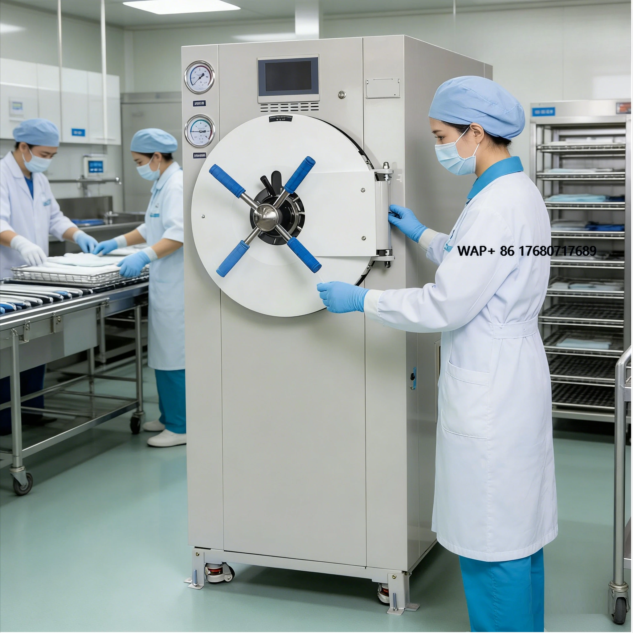 Laboratory Horizontal 300 Liter Autoclave with Vacuum with Drying Fully Automatic Autoclave Sterilizer 300L