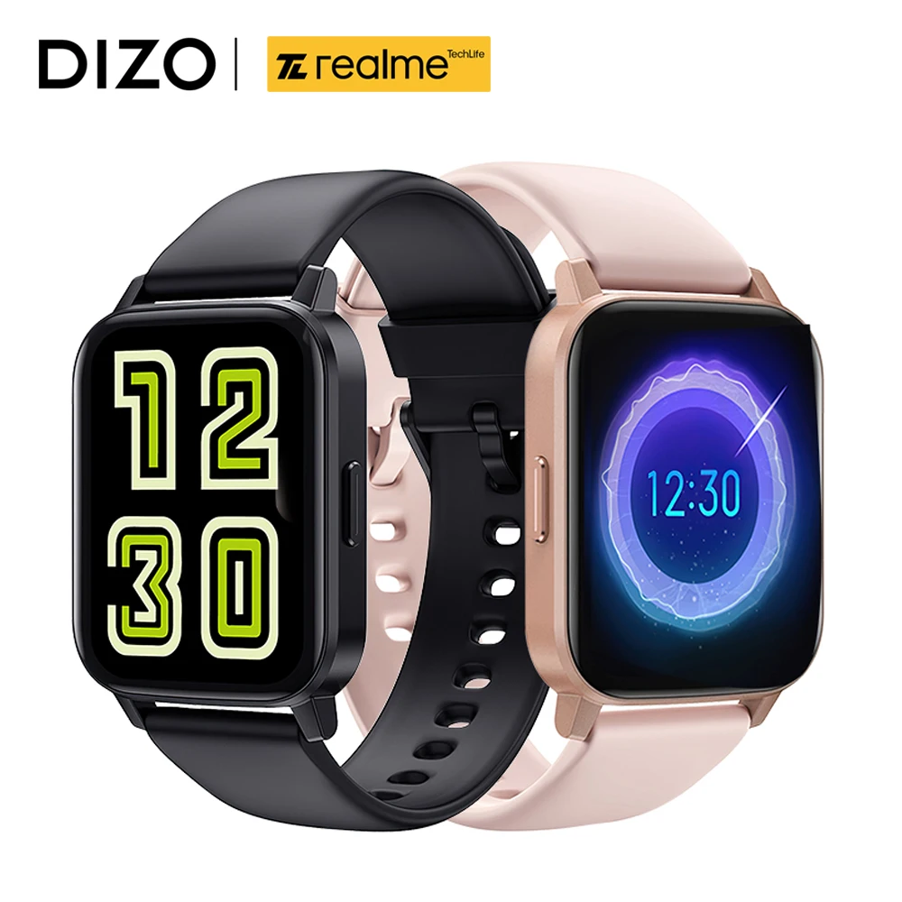 

New Realme DIZO Watch 2 Sports Smart Watch 1.69 inch Full Touch Screen 10 Day Battery Life Waterproof Bluetooth Smartwatch Men