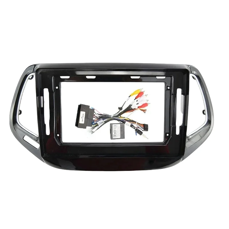 

10" Android Dash Kit for Jeep Cherokee/Compass 2017-2020 | CANBUS Decoder & Frame Panel