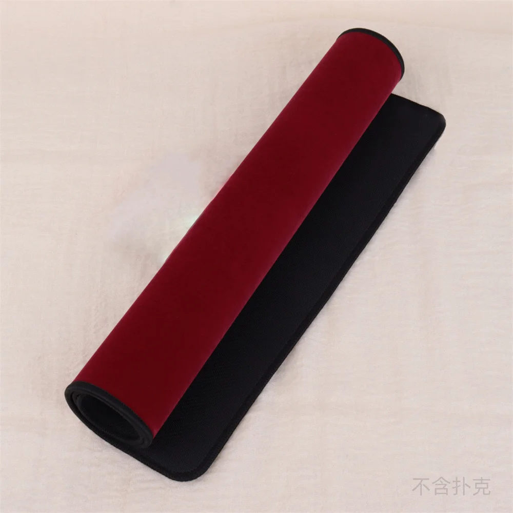 

Thicken Magic Table Mat 36.5x26.5cm Lock Edge Velvet Surface Anti-slip Rubber Base Poker Coin Magic Props Practice Tool Tricks