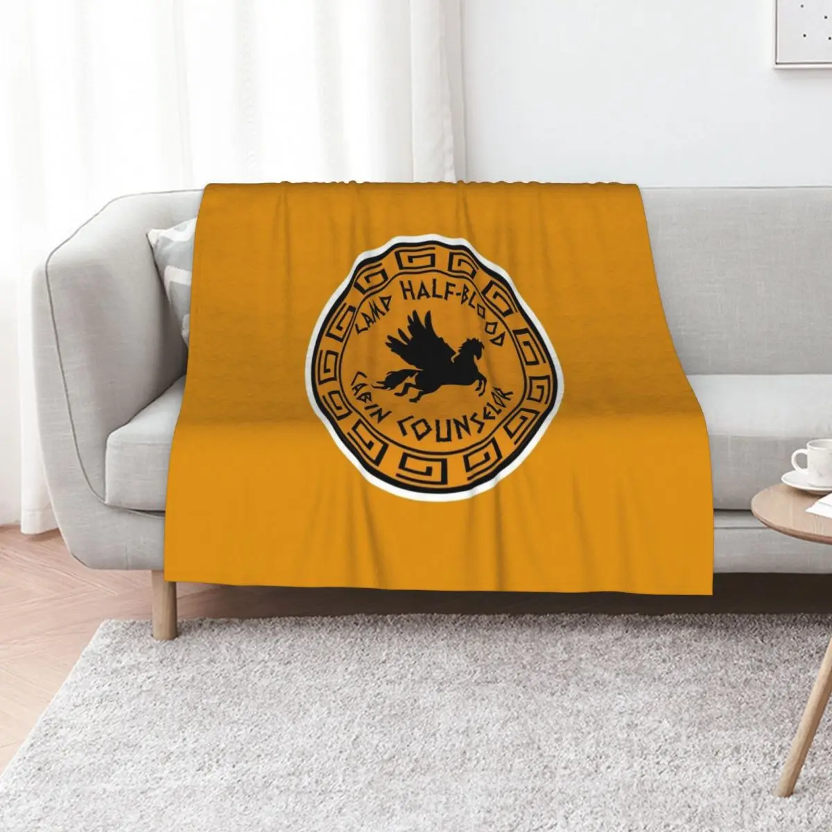 

Camp Half-Blood Counselor Badge Throw Blanket for babies Luxury Thicken Baby Thermal Blankets
