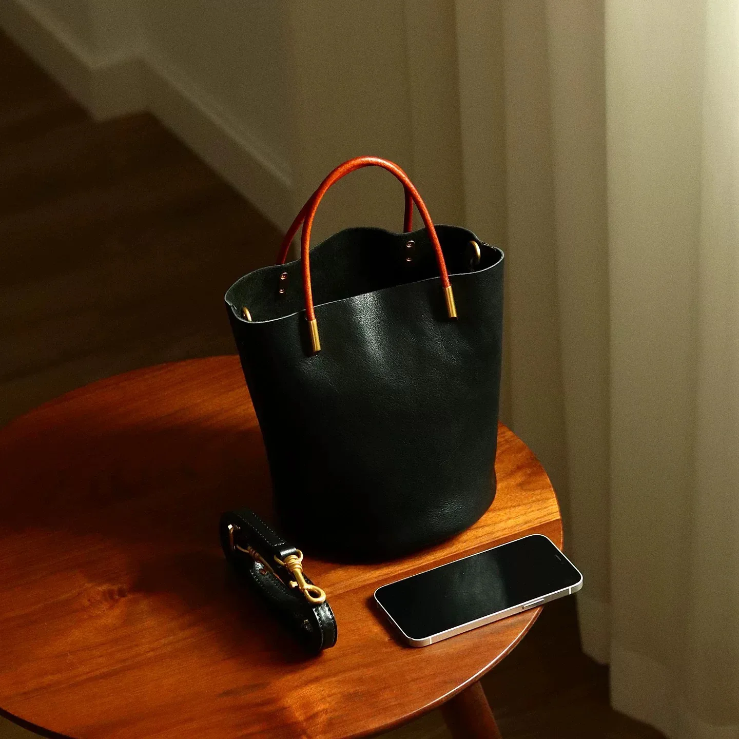 Thumbnail 4 - #32 New Soft Leather Bucket Bags Arrivals