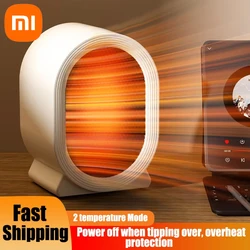 Xiaomi Masaüstü Isıtıcı Dikey Isıtıcı Ev Yatak Odası Küçük Elektrikli Isıtıcı Yurdu Hızlı Isı Isıtıcı Ev Ofis için Uygun