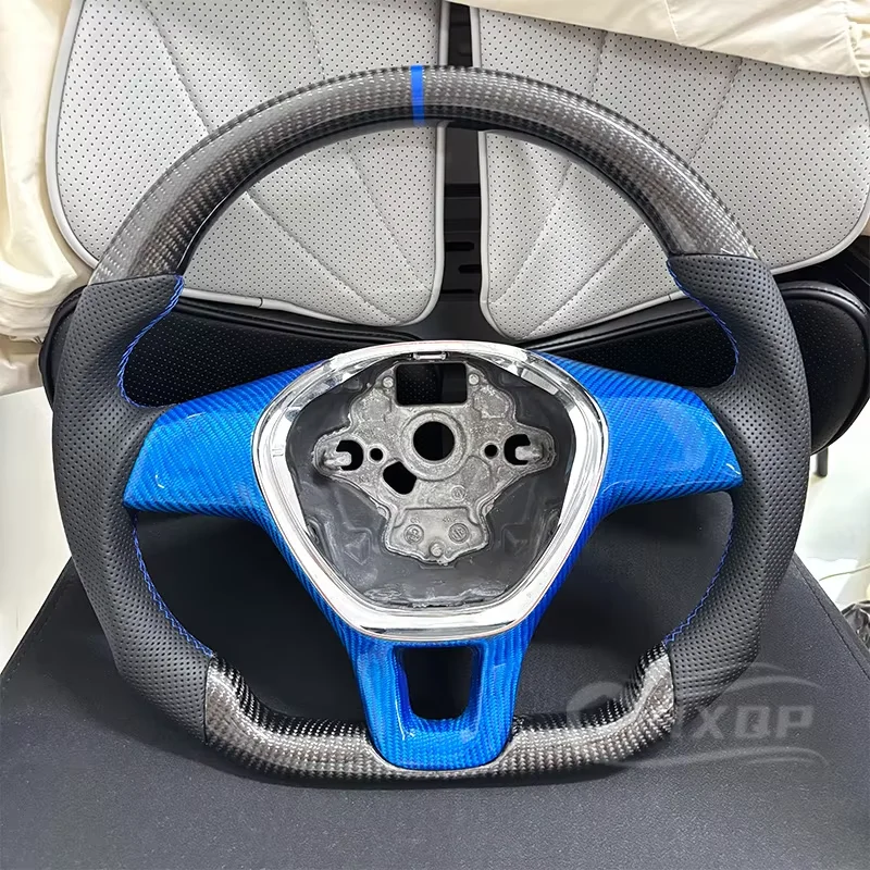 Carbon fiber steering wheel with carbon fiber frame suitable for Volkswagen Golf 7 MK7 GTI Tiguan
