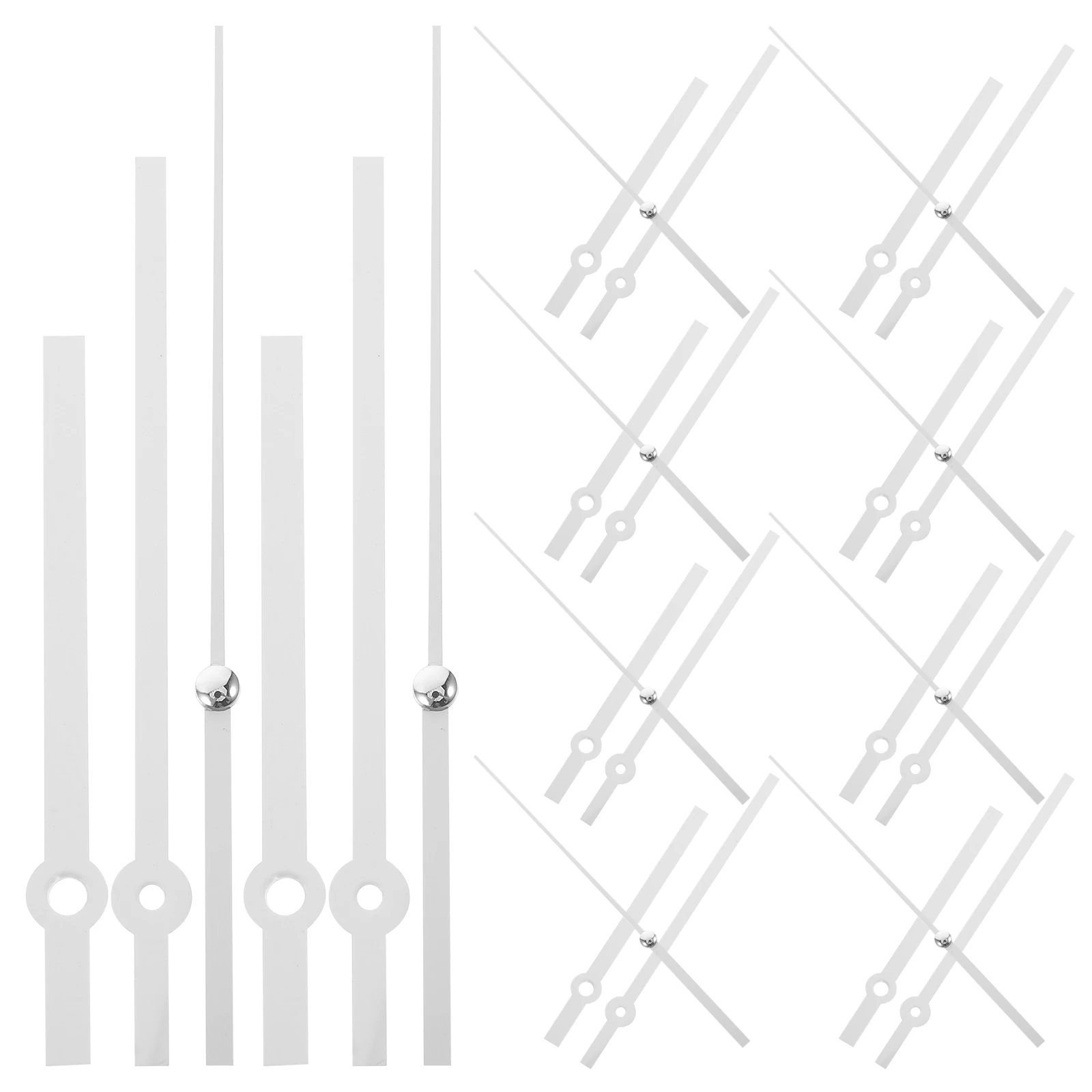 

10Sets Metal Clock Hands Durable Decorative Replacements for DIY Wall Clocks Home Accessories Clock Hands Home Accessories