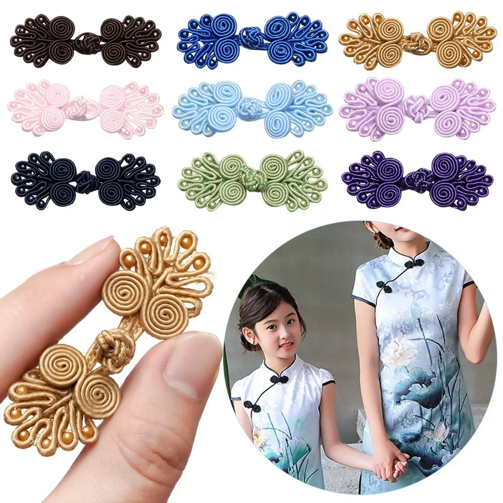 

5Pcs Clothing Accessories Invitation DIY Tang Suit Cheongsam Buttons Knot Fastener Chinese Knot Button