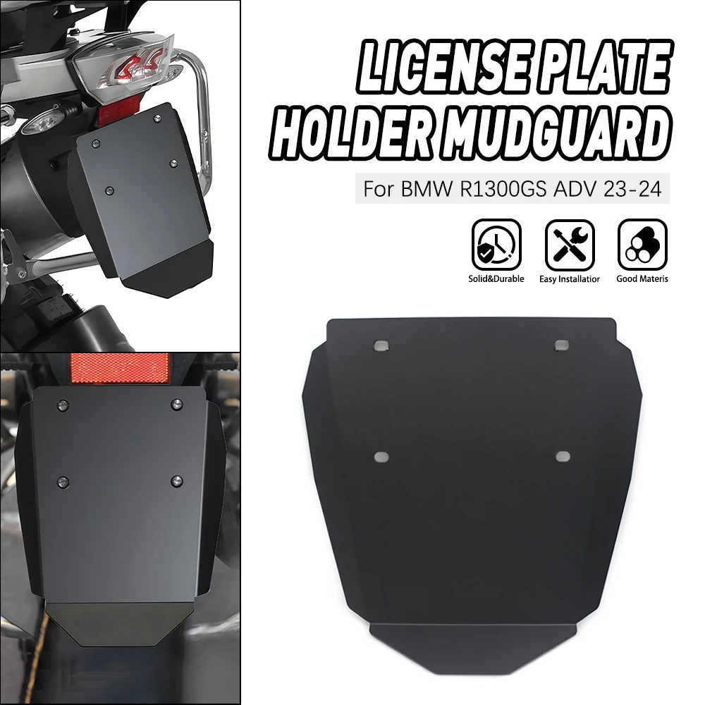 Motorcycle Rear Splash Guard Number Plate Splash Guard For BMW R1300GS 2023 2024 2025 R1300GS Adventure R1300 GS ADV 2023-2025