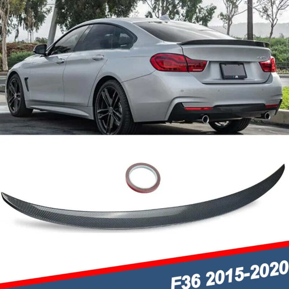 

Carbon Fiber Style Rear Spoiler For BMW F36 Gran Coupe 4 Door 430i 440i M4 2014+ United States