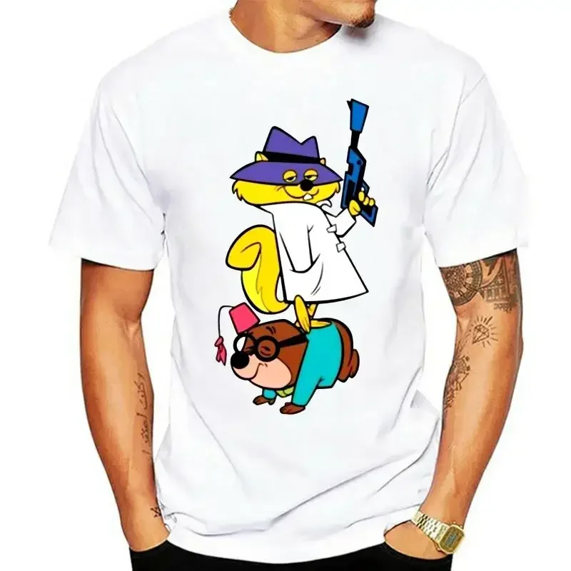 Harajuku Secret Squirrel Retro Hanna Barbera Cartoon Poster Fan Men'S T-Shirt Size S-5xl Casual new Retro Tee Shirt  oversized