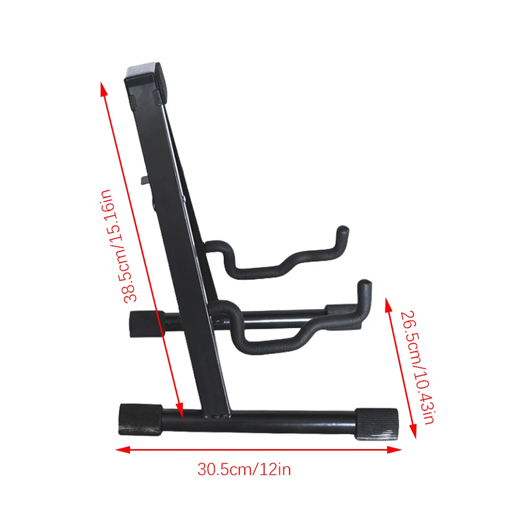 Folding Guitar Stand Portable A-Frame Guitar Holder  for Acoustic Guitar Electric Guitar Bass Ukulele