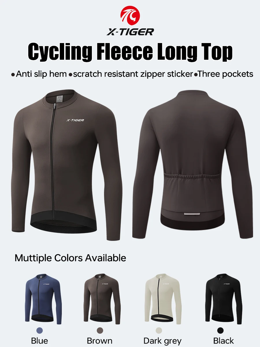 AliExpress X-TIGER Cycling Jersey Winter Thermal Fleece Cycling Jersey Men Long Sleeve Hot Warm Breathable Bicycle Clothing mtb jersey