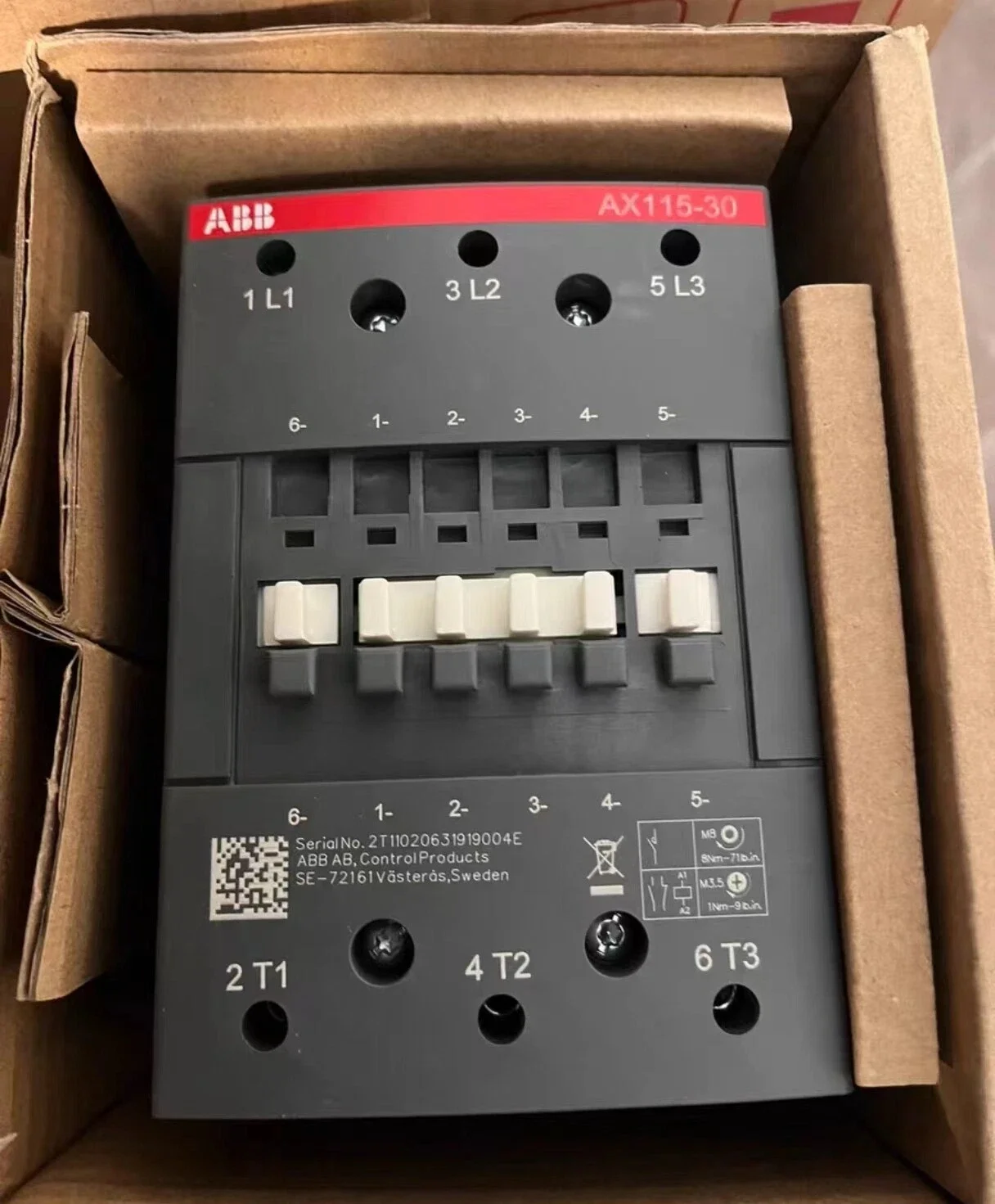 10139716 AX115-30-11-80*220-230V50Hz/230-240V60Hz 1SFL981074R8011 Contactor