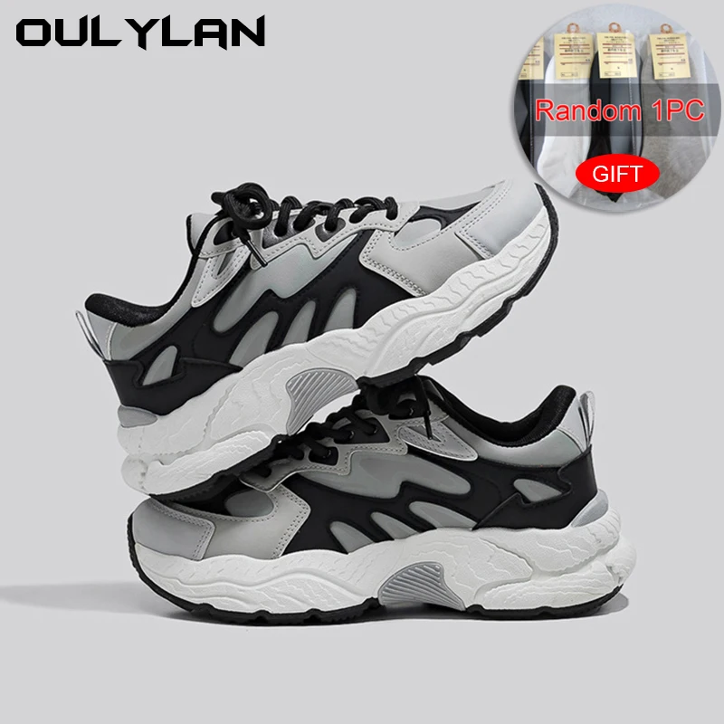 

Новые модные женские кроссовки, удобные дышащие, противоскользящие, устойчивые к истиранию, мягкая толстая подошва, уличная повседневная спортивная обувь