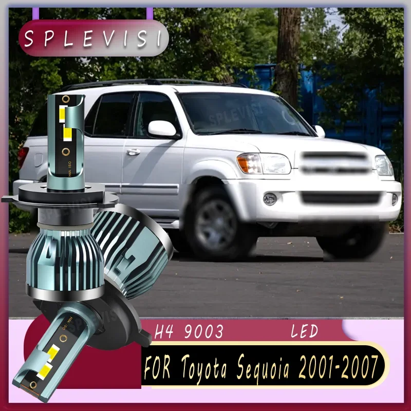 Eliminate Frequent Replacements Extend Life LED Headlight 1:1 Mini Size For Toyota Sequoia 2001 2002 2003 2004 2005 2006 2007