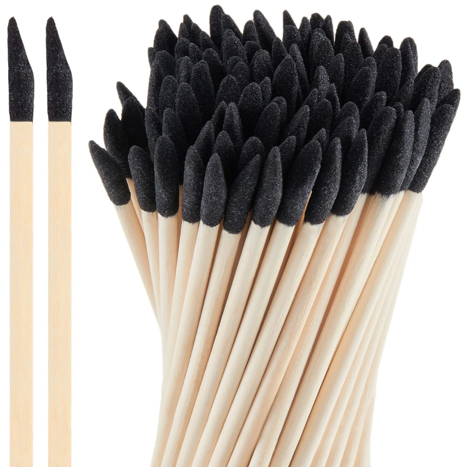 10Pcs Sanding Sticks Matchsticks Sanding Twigs Fine Detailing Sanding Sticks for Plastic Models Wood Hobby Polishing