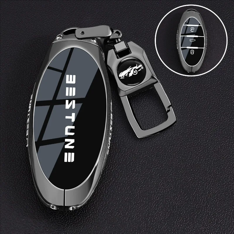 Protective Zinc Alloy Key Cover Case for Besturn B70/NAT Pro/M9/B70S/T77/T33/T55/E01/T99 - Key Fob Shell Keybag Keychain