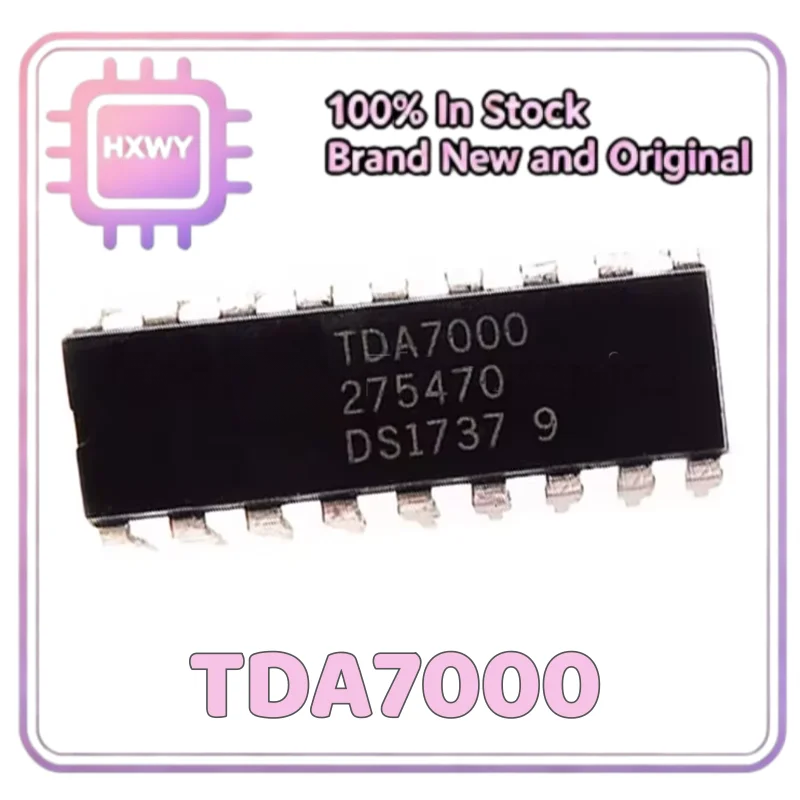 (2/20 Pieces) TDA7000 A7000 DIP FM Receiver Chip Factory Wholesale Original Electronic Components Fast Shipping