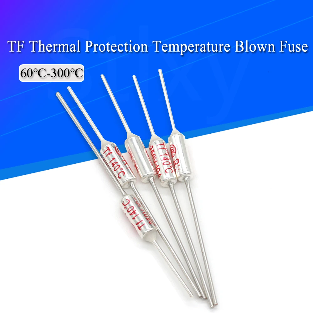 5PCS Temperatura RY 10A 15A 250V Tf Bezpiecznik termiczny 65C 85C 100C 105C 110C 120C 130C 152C 165C 172C 185C 192C 200C 216C 240C 280C