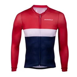 Men's Breathable Long Sleeve Cycling Jerseys, Lightweight Maillot, Mtb Ropa Hombre, Outdoor Sport Wear, Colombia