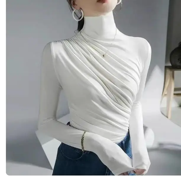 

Женские пуловеры для тонкого тела, весенние тонкие футболки с длинными рукавами, женские тонкие топы с тонкими косточками