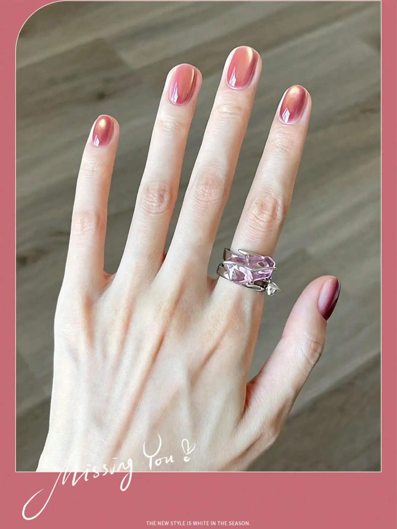 جديد الخريف الشتاء ارتفع الذهب والذهبي الزجاج حبة القط العين جيل للأظافر، تأثير تبييض، ل ​   مسمار الفن تصميم DIY الديكور